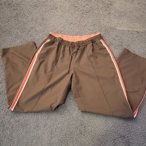 Gray with Pink strips pants